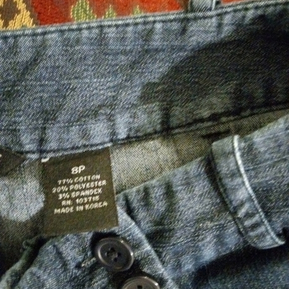 Larry Levine Stretch Petite Jeans Sized 8P - Picture 11 of 12